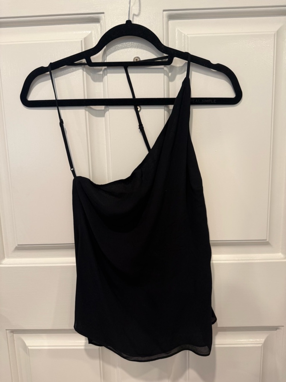 Black Asymmetric Tank